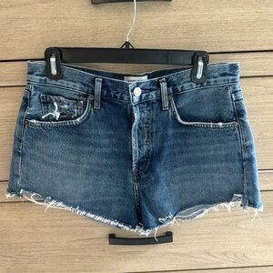 AGOLDE Parker Vintage Cut Off Short in Lowkey, Size 27
